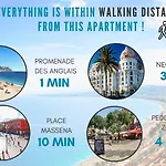 Nestor&jeeves - Manel - Terrasse Et Acces Direct Promenade Des * Ницца