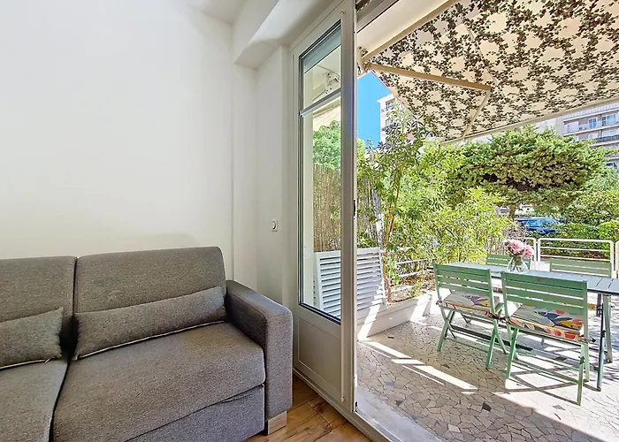 Nestor&jeeves - Manel - Terrasse Et Acces Direct Promenade Des דירה