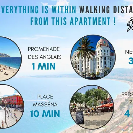 Nestor&jeeves - Manel - Terrasse Et Acces Direct Promenade Des * Nizza